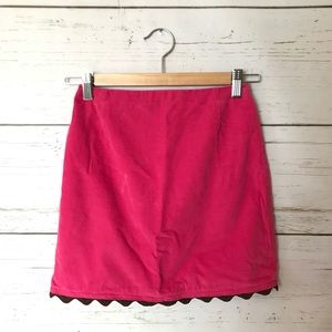 6th Alice pink corduroy skirt